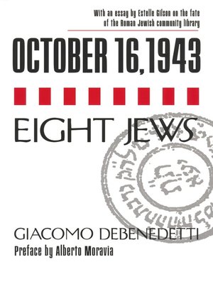 cover image of October 16, 1943/Eight Jews